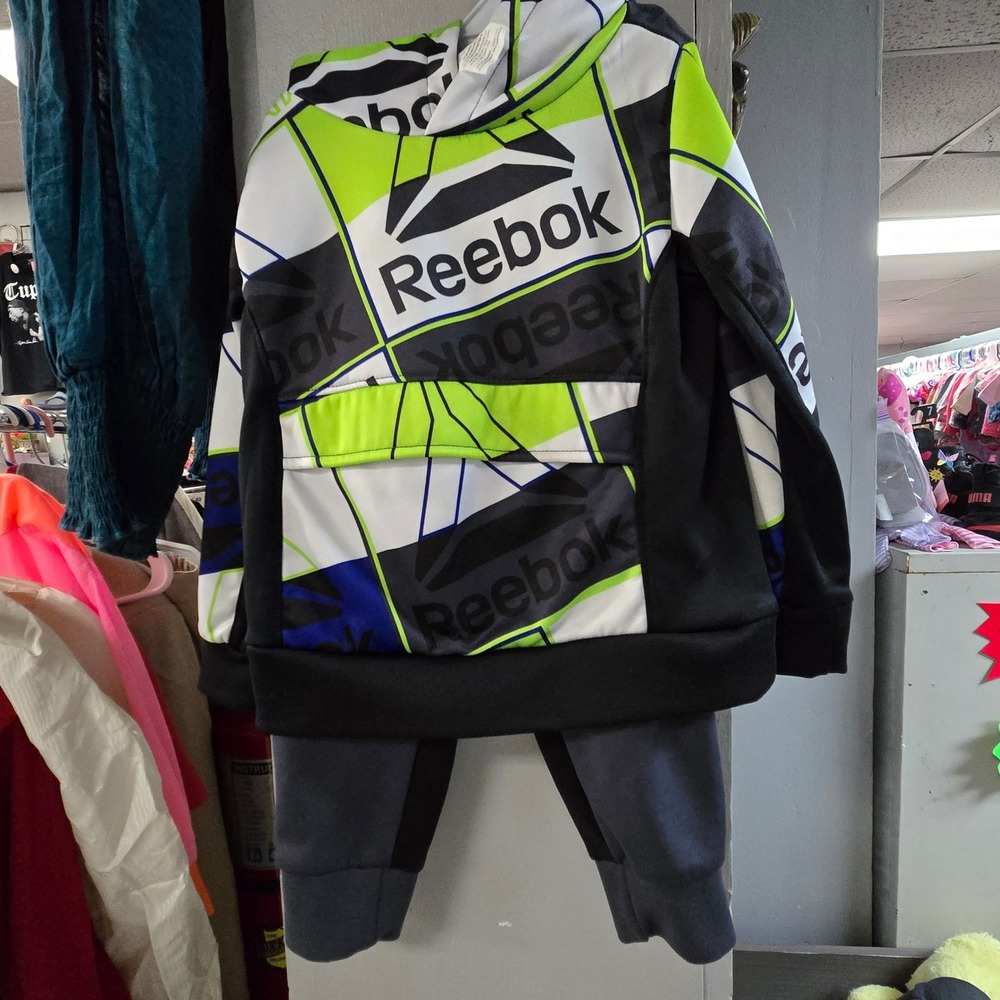 Reebok 2 Piece Hoodie Pant Set Boys 2T